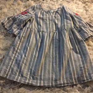 Baby Gap chambray stripe dress